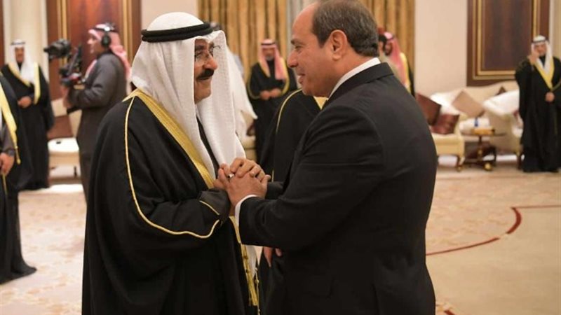 الرئيس السيسي وأمير الكويت