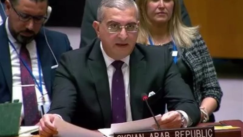 قصى الضحاك، المندوب الدائم في مجلس الأمن الدولي