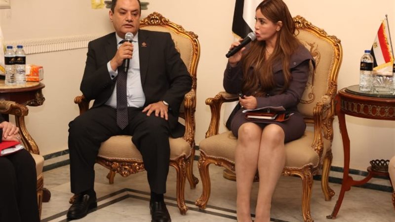 النائب أكمل نجاتي و الدكتورة جيهان مديح