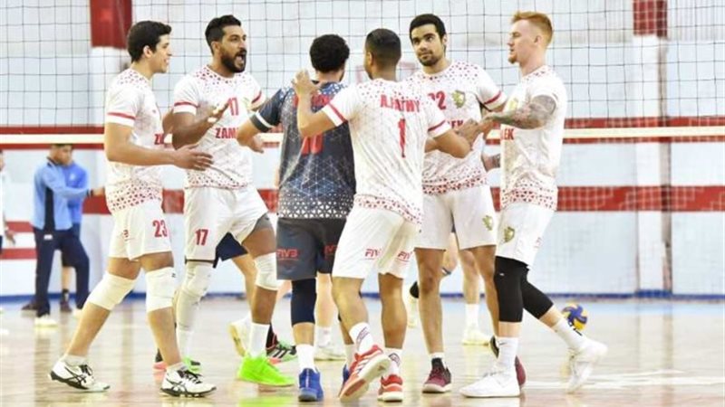 فريق كرة الطائرة بنادي الزمالك