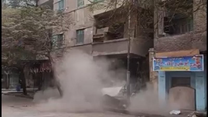 انهيار عقار مصر القديمة