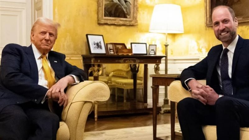 الأمير وليام والرئيس دونالد ترامب