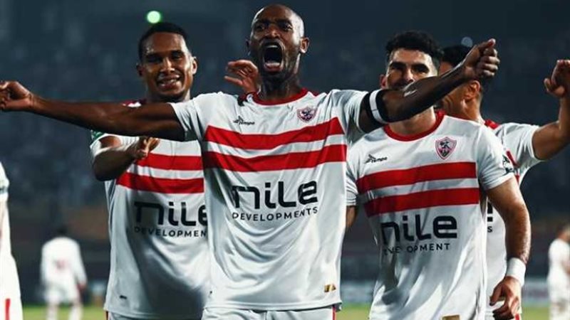 لاعبي فريق نادي الزمالك