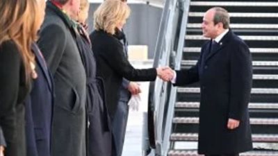 ملك النرويج يستقبل الرئيس السيسي في القصر الملكي فى العاصمة أوسلو