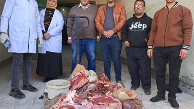 ضبط لحوم فاسدة وتحرير 3 محاضر للمخالفين بسوهاج
