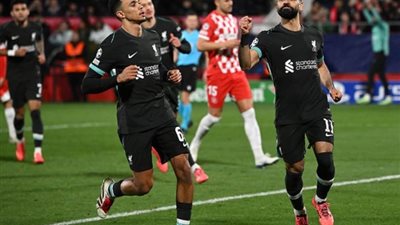 محمد صلاح يسجل هدف التقدم أمام جيرونا بدوري أبطال أوروبا (فيديو)
