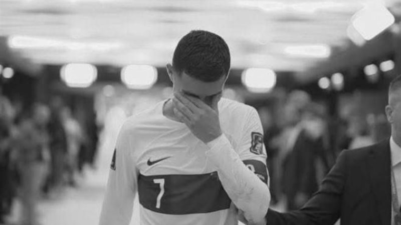 كريستيانو رونالدو بعد الخروج من كأس العالم قطر 2022