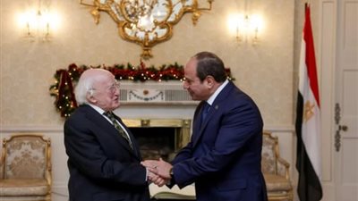 الرئيس السيسي يشيد بالمواقف الإيجابية الأيرلندية تجاه القضية الفلسطينية
