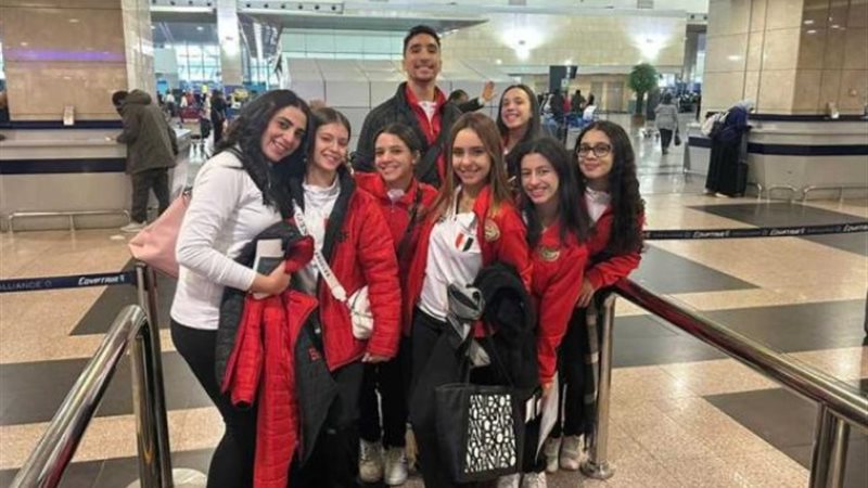 بعثة منتخب مصر للجمباز