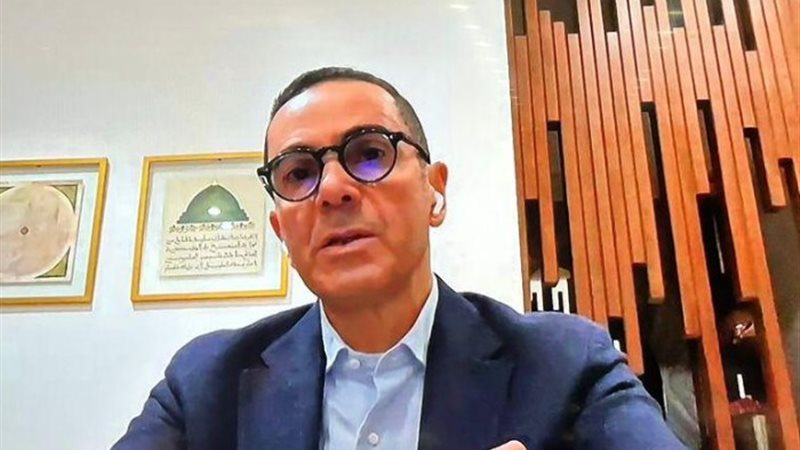 المهندس حسن الخطيب، وزير الاستثمار أثناء اللقاء