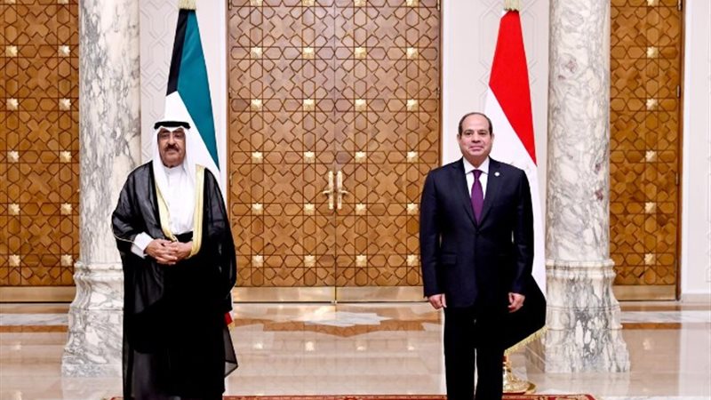 الرئيس السيسي وأمير الكويت