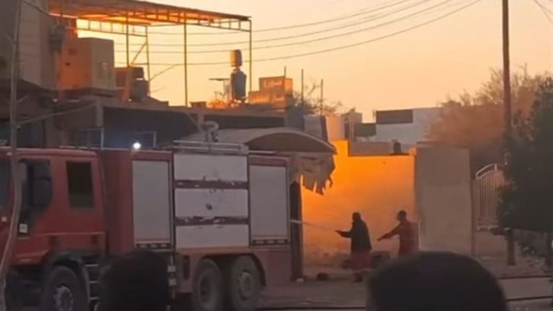 نشوب حرائق في مصفاة الزاوية في ليبيا