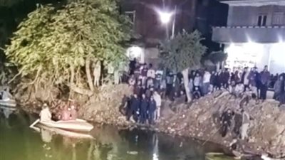 جهود مكثفة للبحث عن طفل غرق بترعة القضابة في بسيون