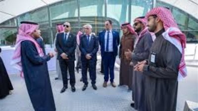 النائب العام يزور مشروع النقل السعودي أثناء مشاركة في اجتماعات جمعية النواب