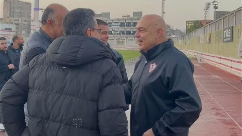 جروس في تدريب الزمالك