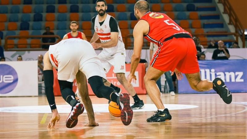 الأهلي والزمالك كرة السلة