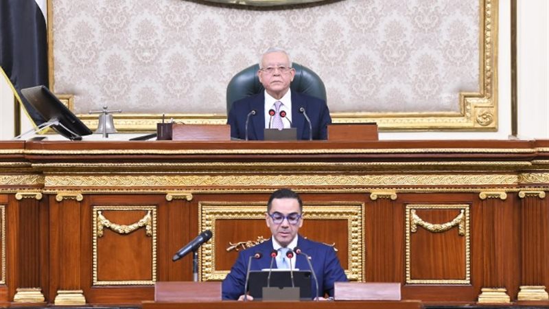 وزير الاستثمار خلال كلمته بجلسة مجلس النواب اليوم