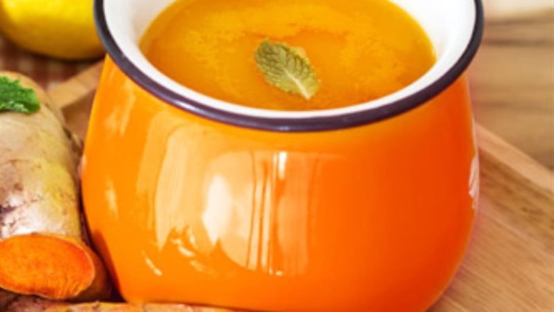 عصير الجزر والكركم
