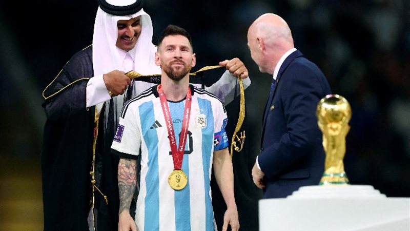 ميسي من تتويج منتخب الأرجنتين بكأس العالم قطر 2022