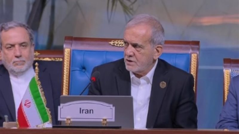 الرئيس الإيراني، مسعود بزشكيان
