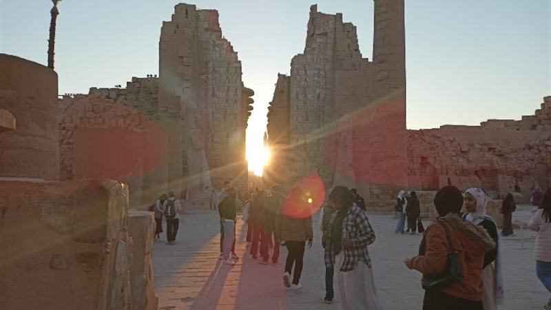 تعامد الشمس على معابد الكرنك