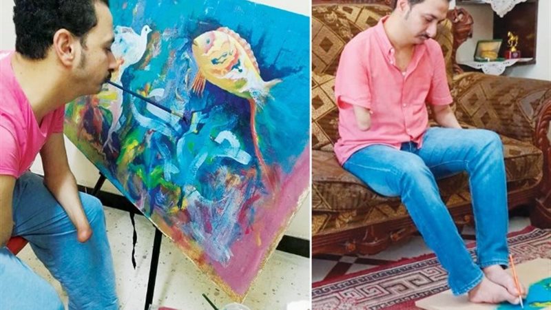 الفنان التشكيلي الدكتور رضا فضل