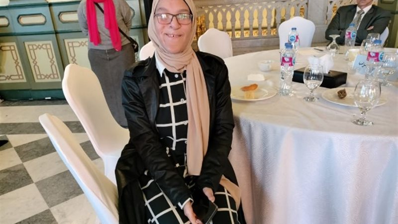 إسراء إحدى المصابات بالشفة الأمامية
