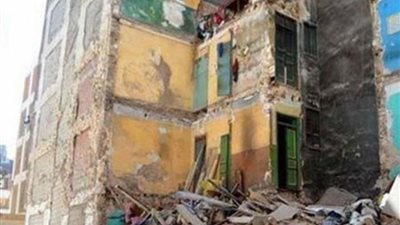 دون إصابات، انهيار جزئي لعقار سكني في إمبابة