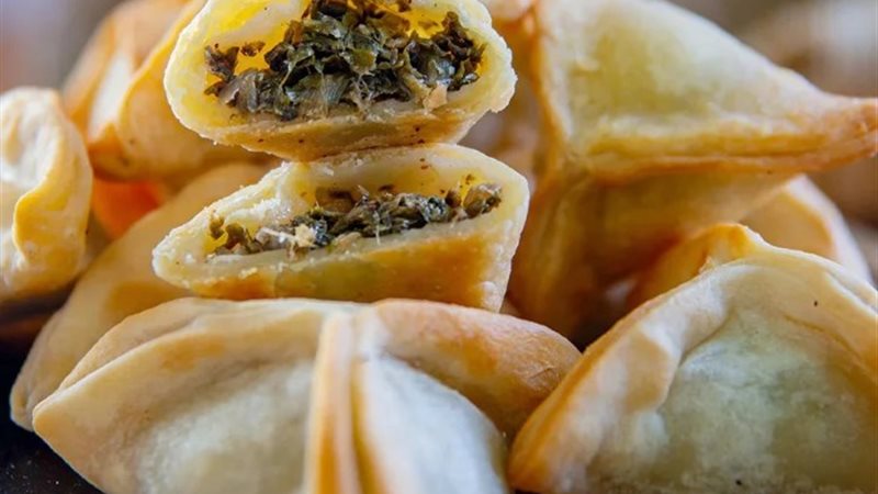 فطائر السبانخ علي الطريقة الفلسطينية
