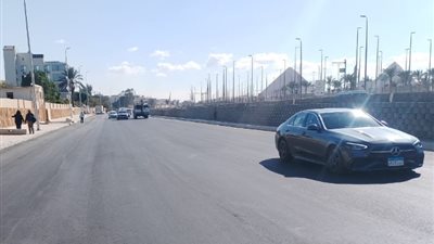 الجيزة تفتتح طريق مصر اسكندرية الصحراوي في المنطقة المقابلة للمتحف الكبير
