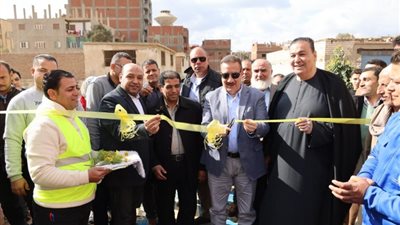 محافظ المنوفية يفتتح محطة صرف صحى جزي باستثمارات 98 مليون جنيه