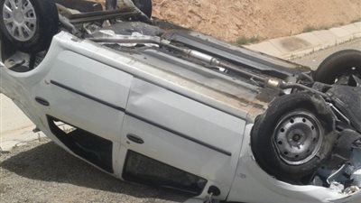 دماء على الأسفلت، مصرع وإصابة 5 أشخاص في انقلاب سيارة ملاكي بسوهاج