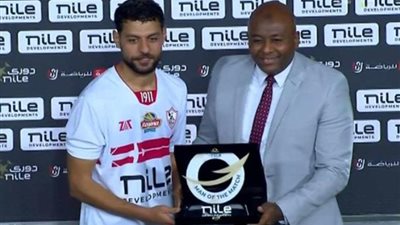 مصطفى شلبي رجل مباراة الزمالك والاتحاد السكندري بالدوري