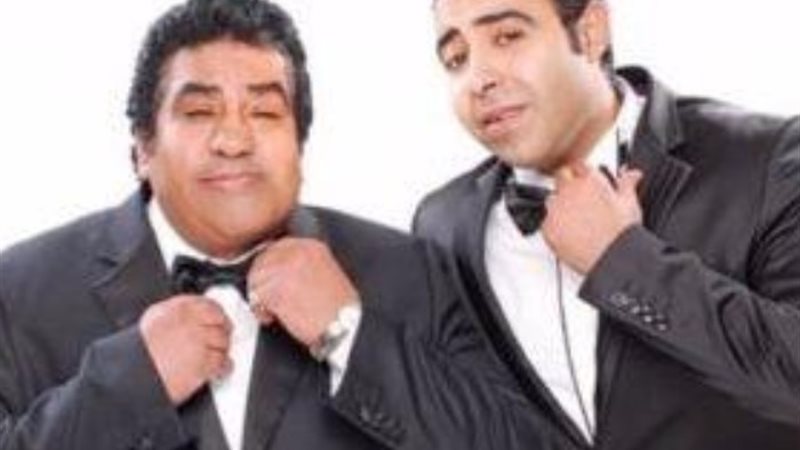 الفنان محمد عدوية بصحبة والده الفنان الكبير أحمد عدوية دوية