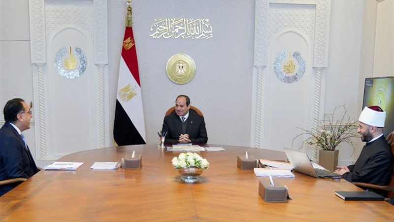 اجتماع الرئيس عبد الفتاح السيسي