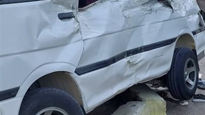 مصرع مسنة وطفل رضيع وإصابة 5 آخرين في حادث تصادم مروع بالمنوفية