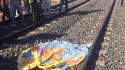 مصرع سيدة دهسا أسفل عجلات قطار فى مدينة طوخ