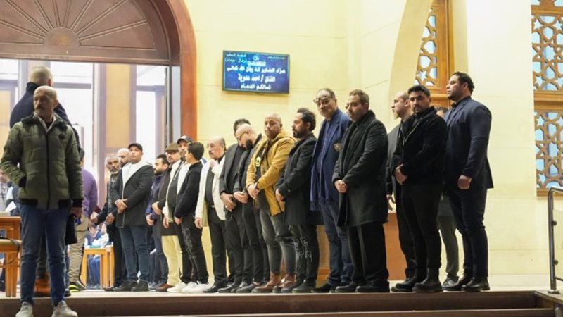 صورة من عزاء الفنان أحمد عدوية