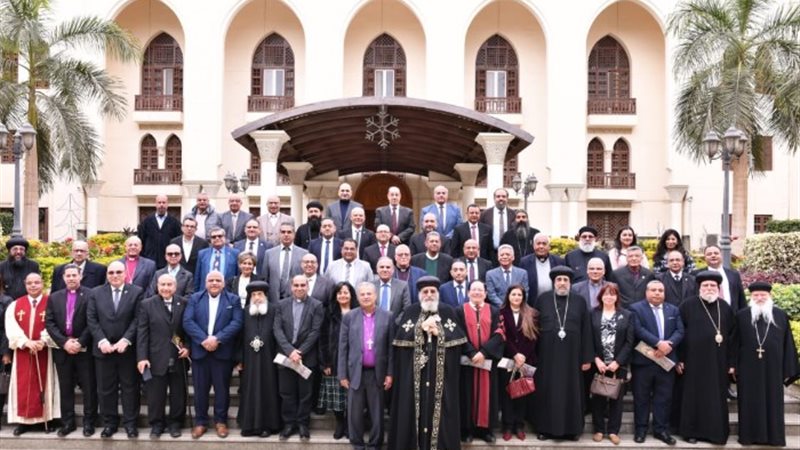 البابا تواضروس يستقبل رئيس الطائفة الإنجيلية بمناسبة عيد ال
