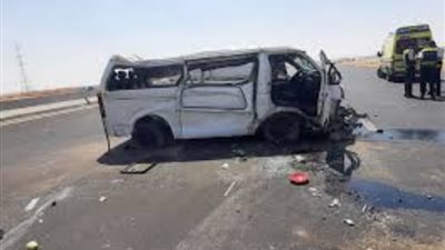 مصرع 3 أشخاص وإصابة 13 آخرين في حادث تصادم على الطريق الإقليمي في الشرقية