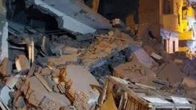 إصابة6 أشخاص في انهيار منزل بالمراغة غرب سوهاج (صور)