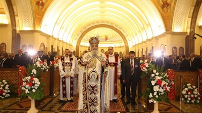 البابا تواضروس يترأس قداس عيد الميلاد من كاتدرائية ميلاد المسيح