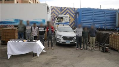 ضبط تشكيل عصابي تخصص في سرقة المواد البترولية بالقطامية