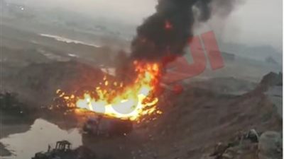 مصادر لـ«الجمهور»: اصطدام اللودر أثناء العمل تسبب بانفجار خط الغاز بالخانكة