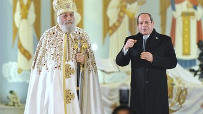 البابا تواضروس لـ «الجمهور»: زيارة الرئيس السيسي للكاتدرائية لحظة تاريخية تؤكد وحدة المصريين ( فيديو)