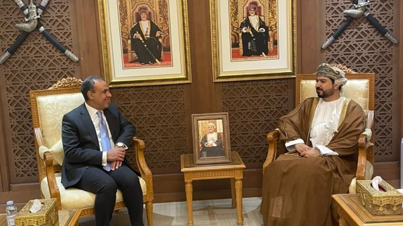 وزير الخارجية بدر عبد العاطي ووزير التجارة العماني