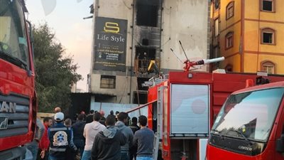 إصابة 3 أشخاص بحالة اختناق في حريق التوفيقية