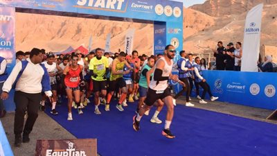 على أنغام المزمار الصعيدي، انطلاق ماراثون مصر الدولي من معبد حتشبسوت