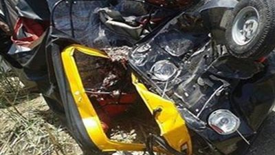 إصابة 5 أشخاص في حادث تصادم على طريق المحلة المنصورة في الغربية
