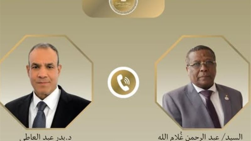 وزير الخارجية والهجرة مع نظيره التشادي